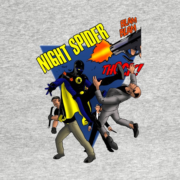 Night Spider THOCK! by Blue Moon Comics Group